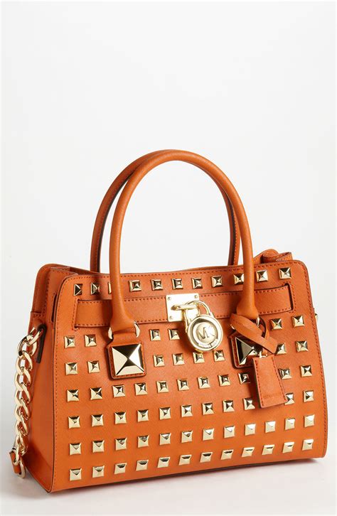 buy michael kors hamilton bag cheap|Michael Kors Hamilton studded bag.